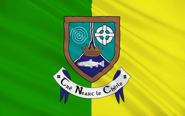 Vlag van County Meath is een graafschap van Ierland — Stockfoto