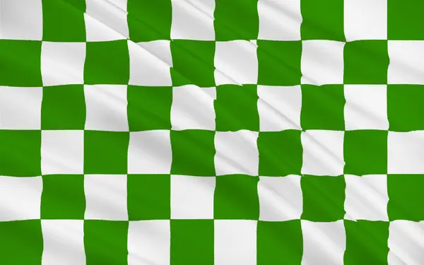 Vlajka hrabství Fermanagh, v Severním Irsku — Stock fotografie