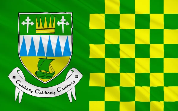 Флаг графства Керри - графство Ирландии — стоковое фото