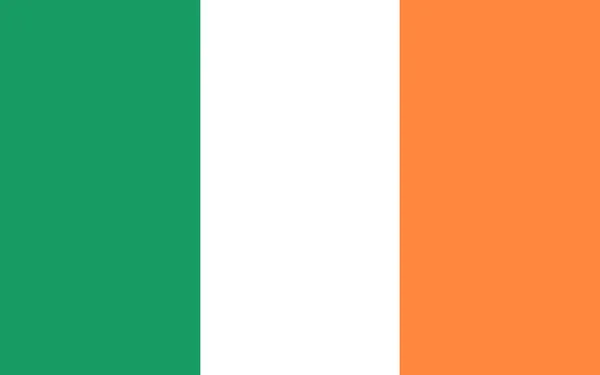 Bandera de la República de Irlanda — Foto de Stock