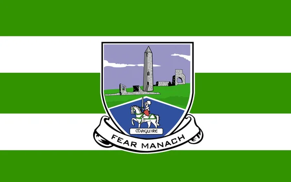 Bandera del Condado de Fermanagh en Irlanda del Norte — Foto de Stock