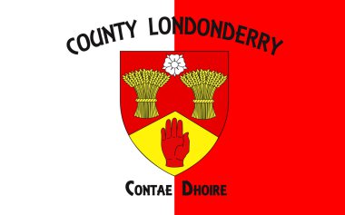 County Londonderry Kuzey İrlanda bayrağı