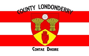 County Londonderry Kuzey İrlanda bayrağı