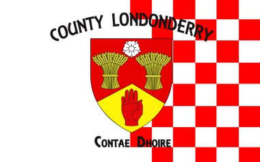 County Londonderry Kuzey İrlanda bayrağı