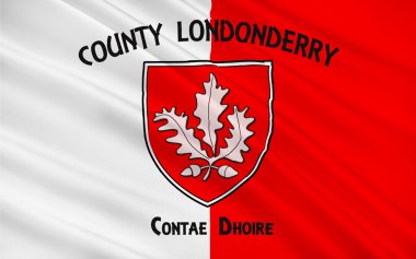County Londonderry Kuzey İrlanda bayrağı