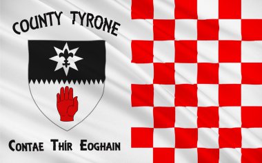 County Tyrone bayrağı İrlanda bir ilçesidir