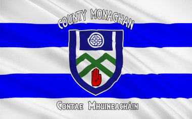 County Monaghan bayrağı İrlanda bir ilçesidir