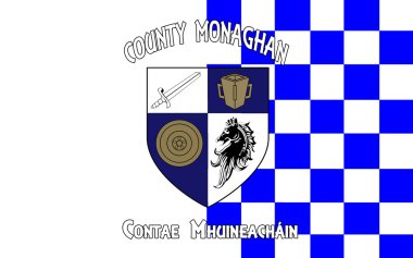 County Monaghan bayrağı İrlanda bir ilçesidir