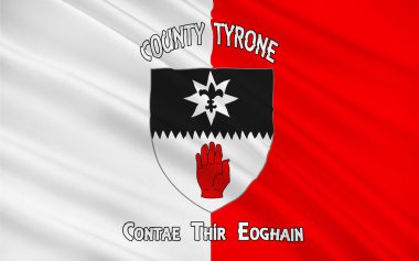 County Tyrone bayrağı İrlanda bir ilçesidir