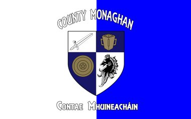 County Monaghan bayrağı İrlanda bir ilçesidir