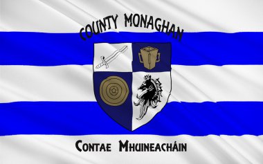 County Monaghan bayrağı İrlanda bir ilçesidir