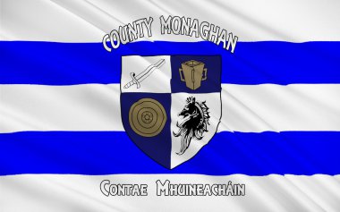 County Monaghan bayrağı İrlanda bir ilçesidir