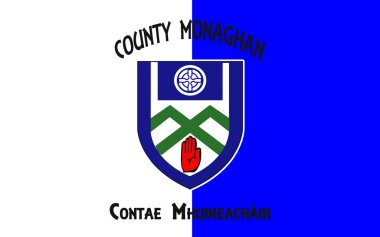 County Monaghan bayrağı İrlanda bir ilçesidir