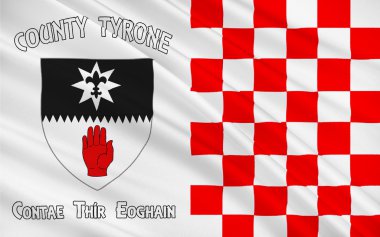 County Tyrone bayrağı İrlanda bir ilçesidir