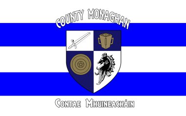 County Monaghan bayrağı İrlanda bir ilçesidir