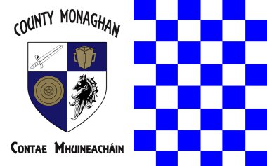 County Monaghan bayrağı İrlanda bir ilçesidir