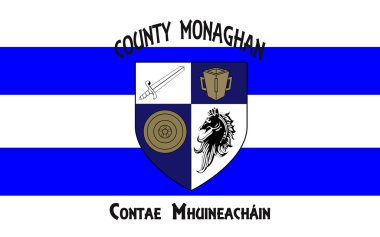 County Monaghan bayrağı İrlanda bir ilçesidir