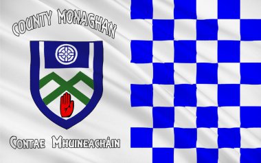County Monaghan bayrağı İrlanda bir ilçesidir