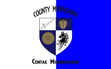 County Monaghan bayrağı İrlanda bir ilçesidir