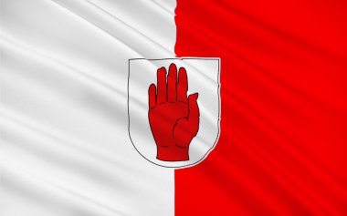 County Tyrone bayrağı İrlanda bir ilçesidir