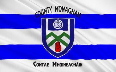 County Monaghan bayrağı İrlanda bir ilçesidir