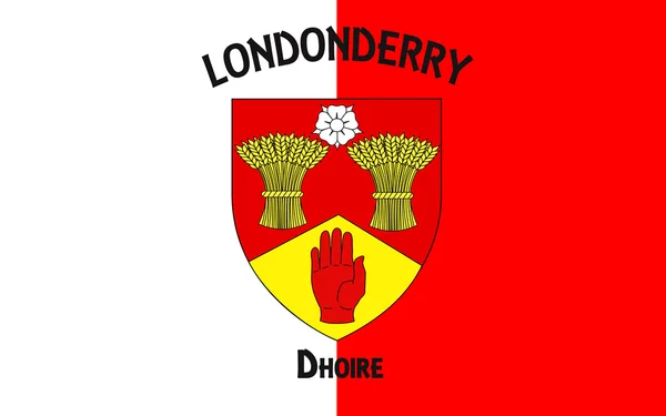 Bandiera della Contea di Londonderry in Irlanda del Nord — Foto Stock