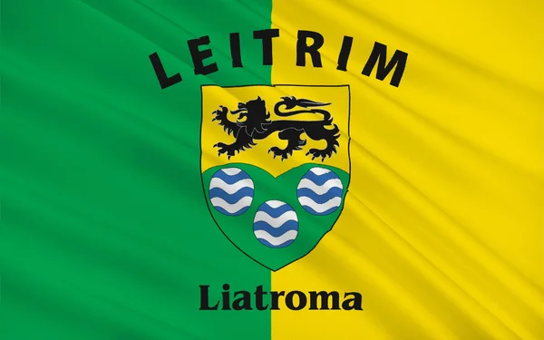 Bandera del Condado de Leitrim es un condado de Irlanda. — Foto de Stock