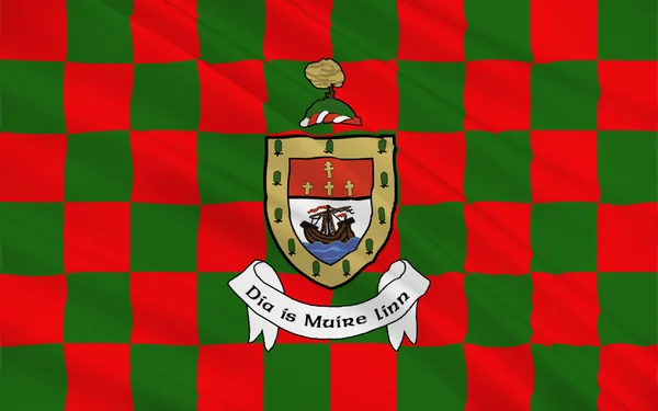 Flagge der Grafschaft Mayo ist eine Grafschaft in Irland — Stockfoto