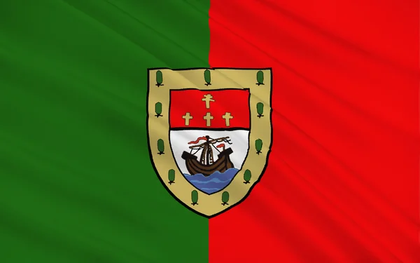 Флаг графства Майо - графство Ирландии — стоковое фото