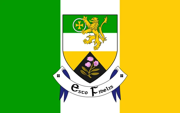 Bandeira do Condado de Offaly é um condado da Irlanda — Fotografia de Stock