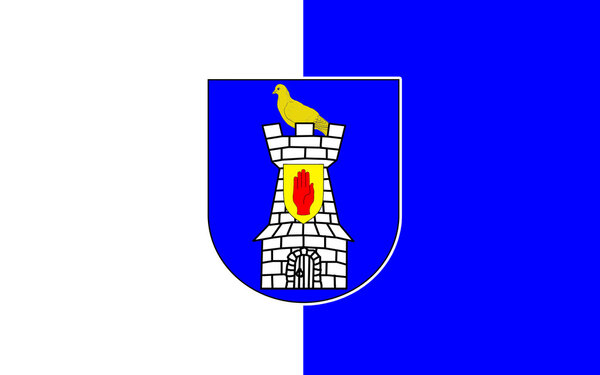 Flagge der Grafschaft Monaghan ist eine Grafschaft in Irland — Stockfoto