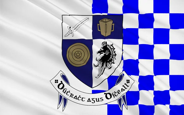 Vlag van County Monaghan is een graafschap van Ierland — Stockfoto