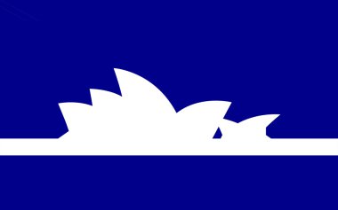 Sydney bayrağı New South Wales devletin başkenti olduğunu