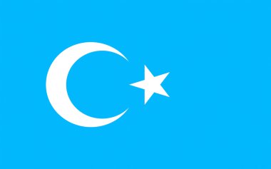 Sincan Özerk Bölgesi Çin bayrağı