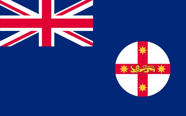 Vlajka nového Jižního Walesu — Stock fotografie