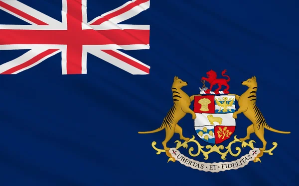 Vlag van Tasmanië is een eilandstaat van Australië. — Stockfoto