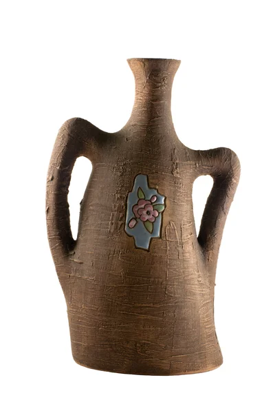 Chinese clay vase — Stock Photo, Image