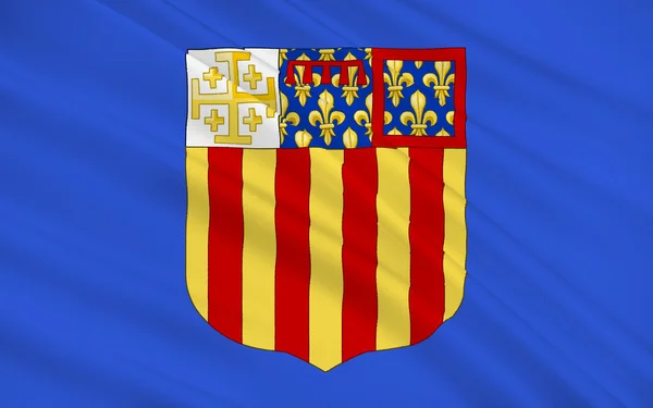 Flagge von aix-en-provence, Frankreich — Stockfoto