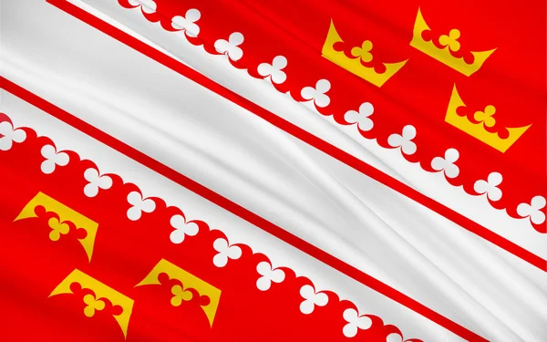 Bandeira da Alsácia, França — Fotografia de Stock