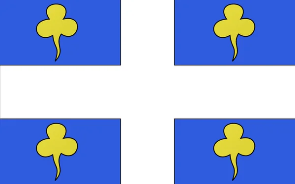 Σημαία του Ambert, Γαλλία — Φωτογραφία Αρχείου