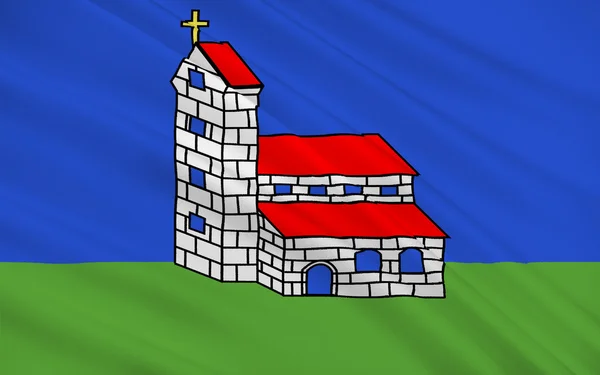 Flaga Altkirch, Francja — Zdjęcie stockowe