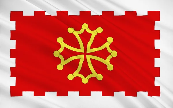 Flagge von aude, france — Stockfoto