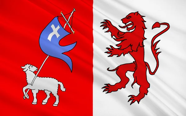 Flaga Auch, Francja — Zdjęcie stockowe