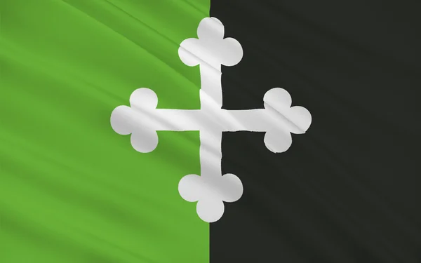 Bourg-en-Bresse, Franciaország zászlaja — Stock Fotó