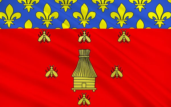 Флаг Бриуда, Франция — стоковое фото