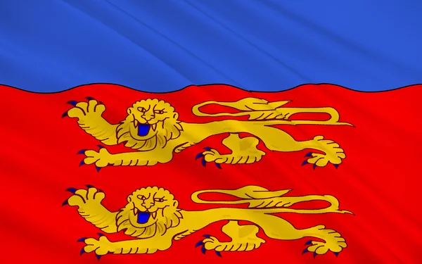 칼바도스의 국기, 프랑스 — 스톡 사진