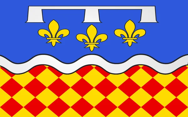 Bandeira de Charente, França — Fotografia de Stock