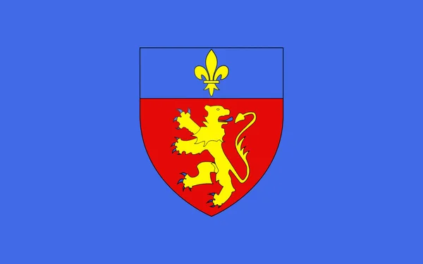 Flagge von Charolles, Frankreich — Stockfoto