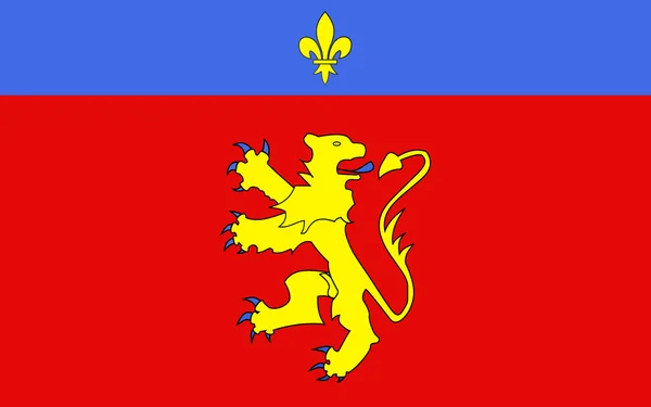 Bandeira de Charolles, França — Fotografia de Stock