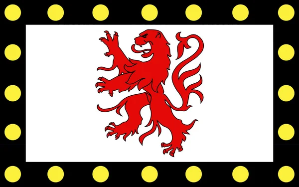 Vlag van Chatellerault, Frankrijk — Stockfoto